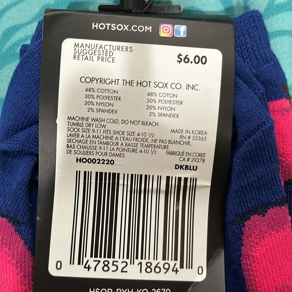 Hot Sox never used
